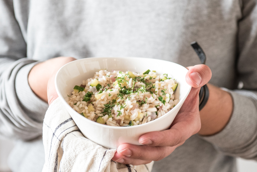 Risotto in der frisch-kräuterigen Version