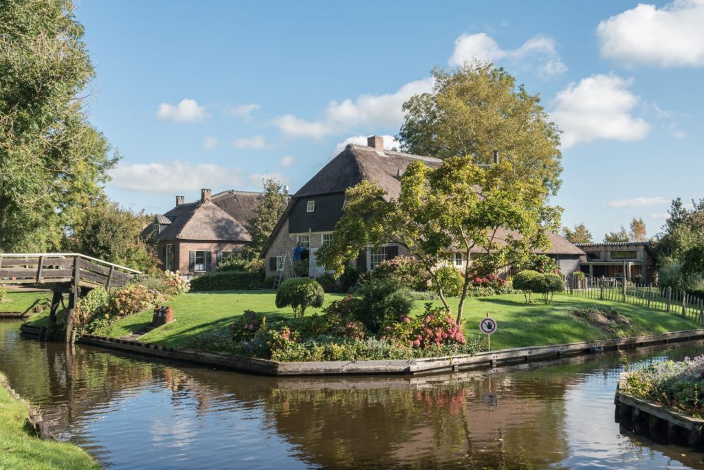 Kanal in Giethoorn