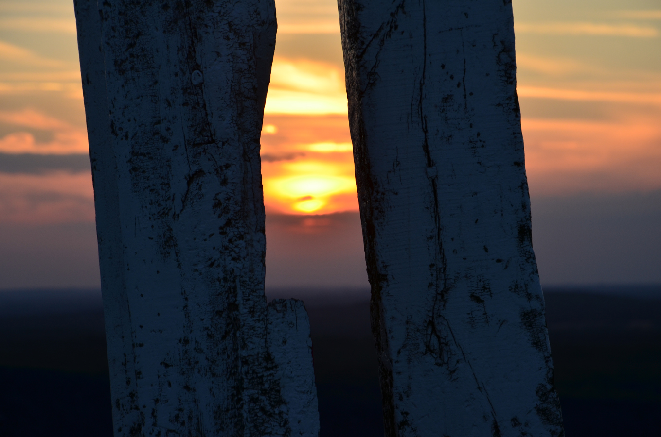 Halde Haniel Sonnenuntergang Totem