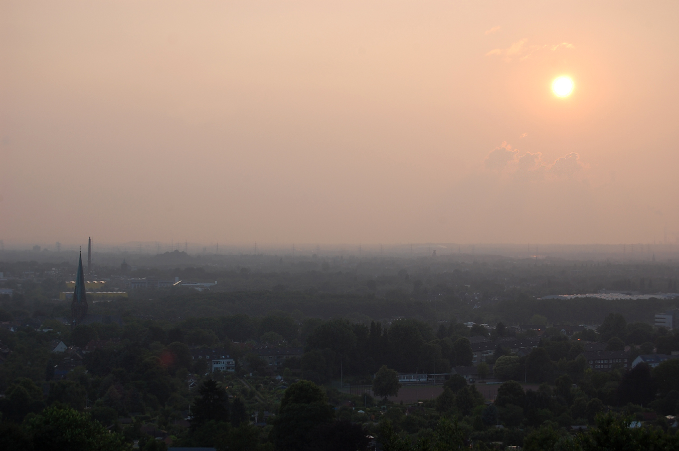 Tippelsberg Bochum Sonnenuntergang