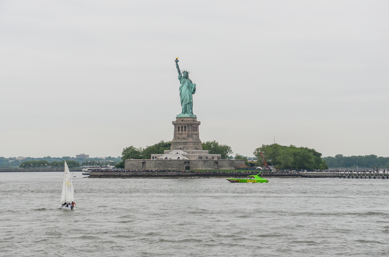 Freiheitsstatue New York City Staten Island Ferry