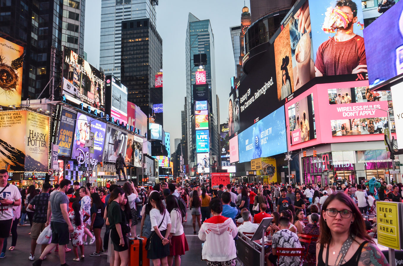 Times Square bei Nacht