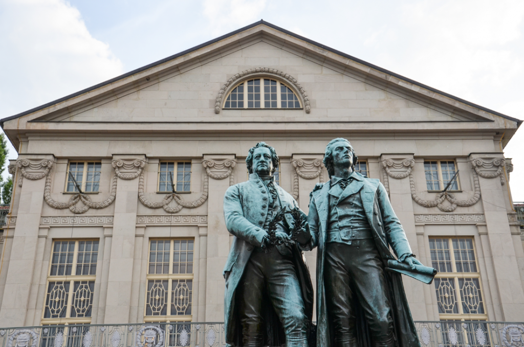 Weimar in Thüringen Wochenendtripp Goethe udn Schiller 