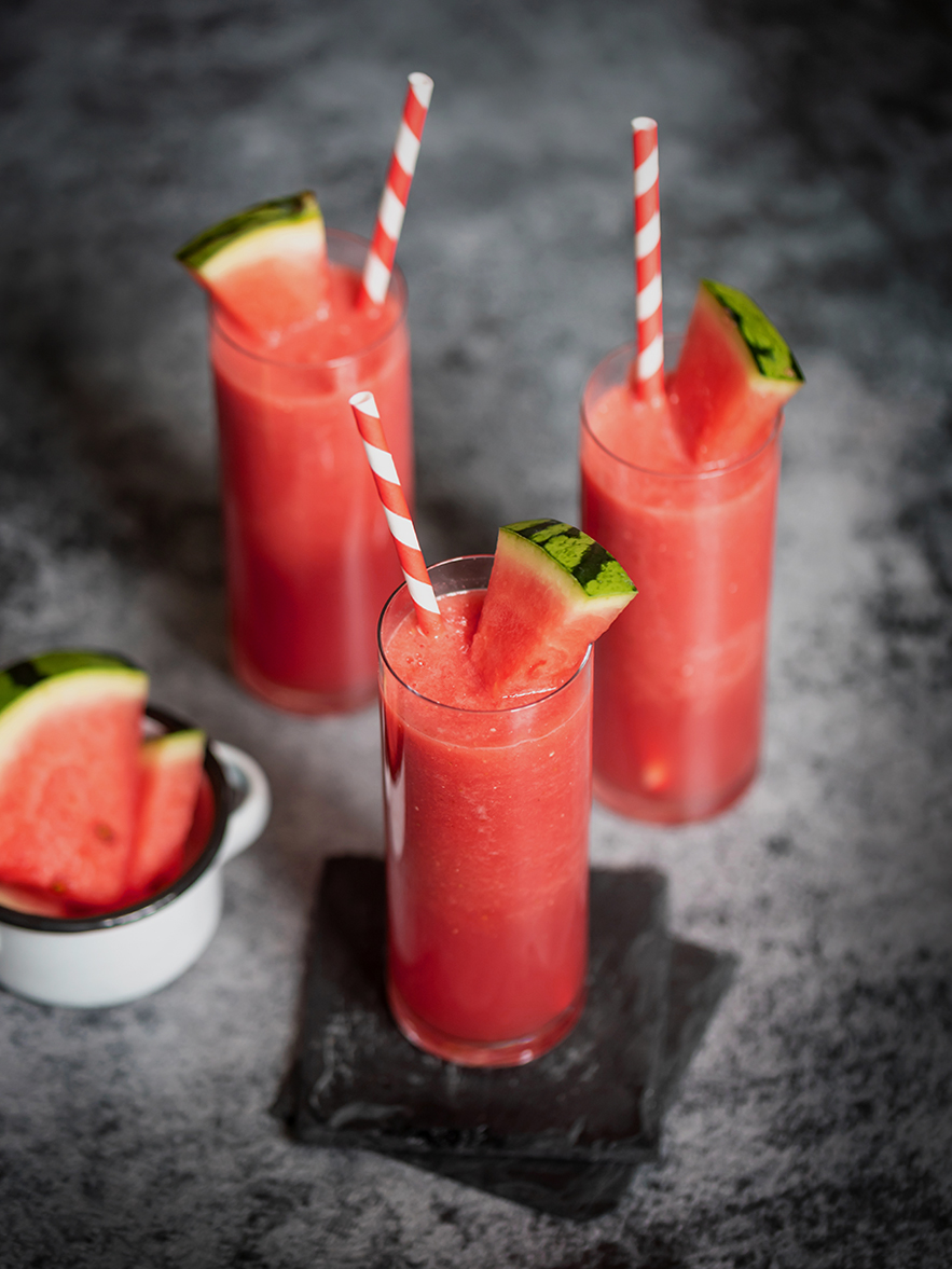 Wassermelonen Drink Getränk mit Gin für den Sommer