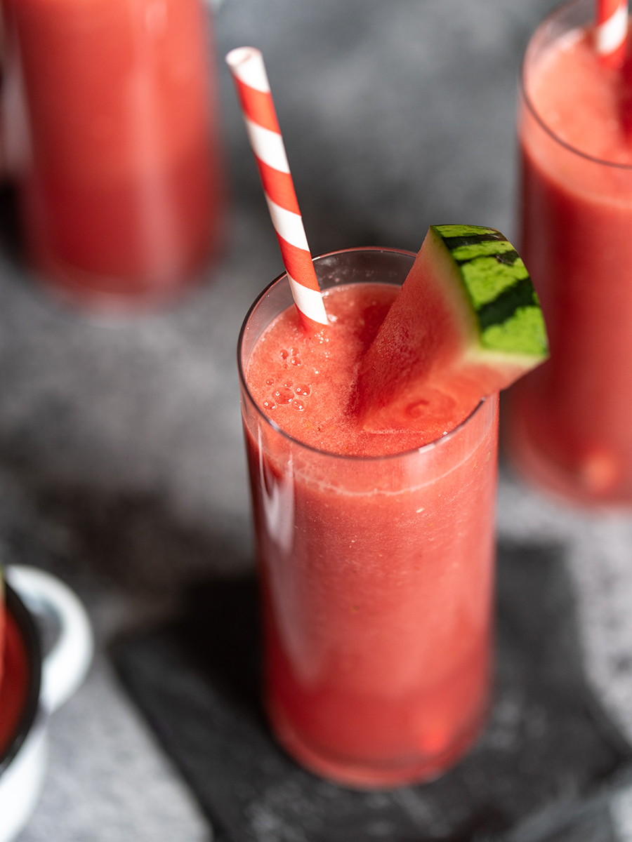 Wassermelonen Drink Getränk mit Gin für den Sommer