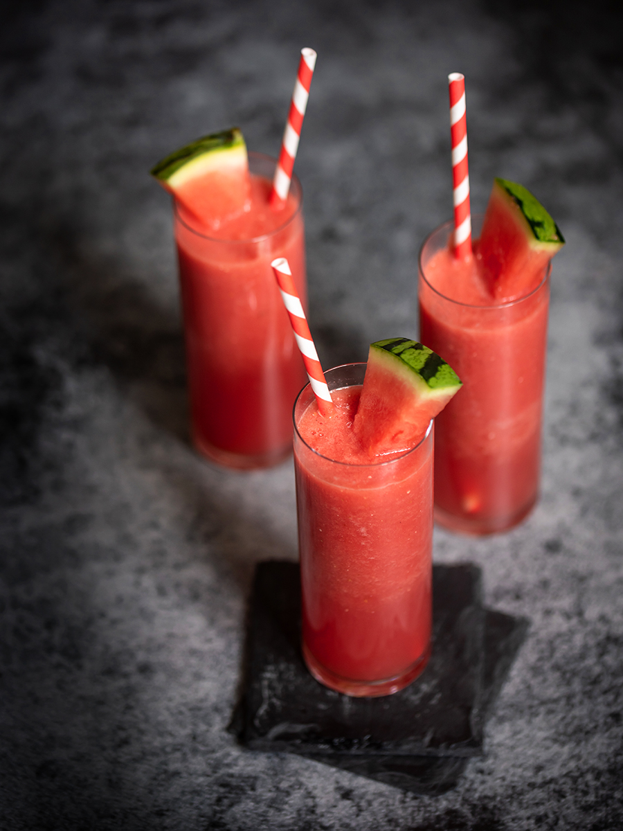 Wassermelonen Drink Getränk mit Gin für den Sommer