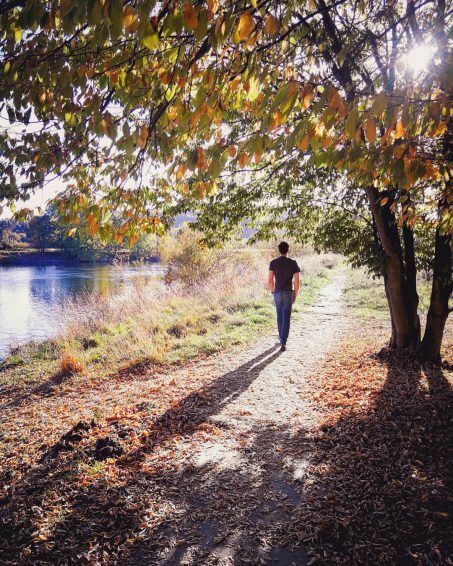 Bochum im Herbst Kemnader See an der Ruhr