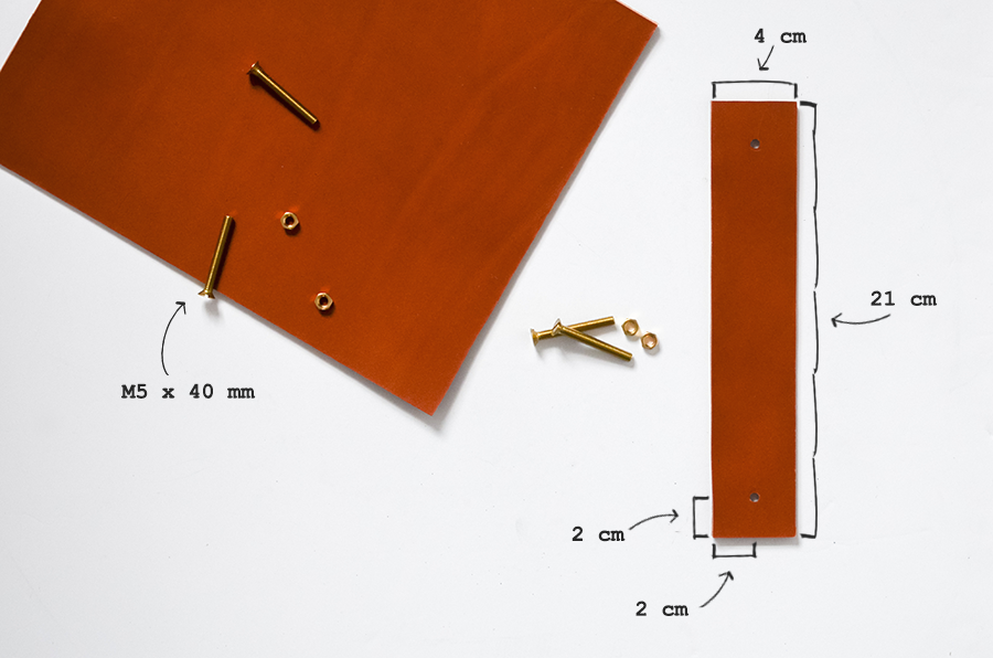 Ikea-Hack Brimnes-Bett mit Ledergriffen für Schubladen