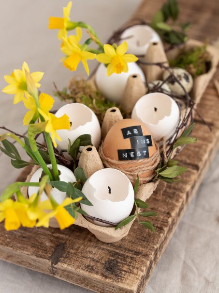 DIY Kerzen in Eierschalen basteln zu #ostern #diy #eier #happyeaster #dekoration #osterdeko