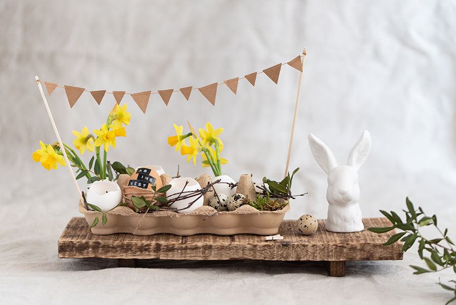 DIY Kerzen in Eierschalen basteln zu #ostern #diy #eier #happyeaster #dekoration #osterdeko