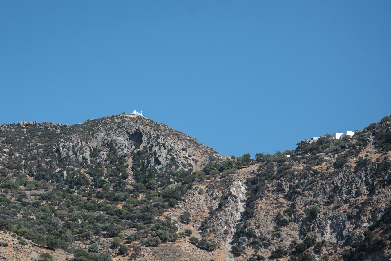 Bergdörfer auf Nisyros in Griechenland