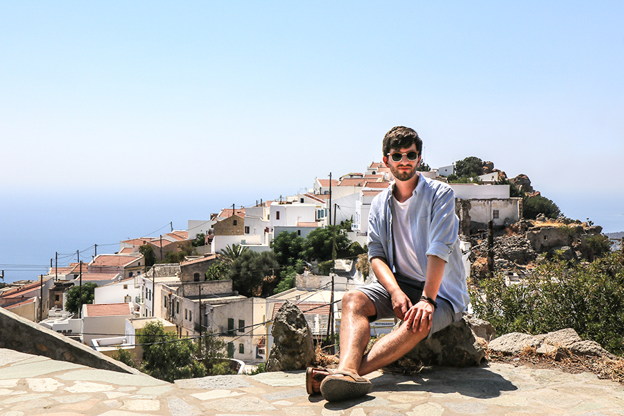 Nikia: Bergdorf in Griechenland auf der Insel Nisyros