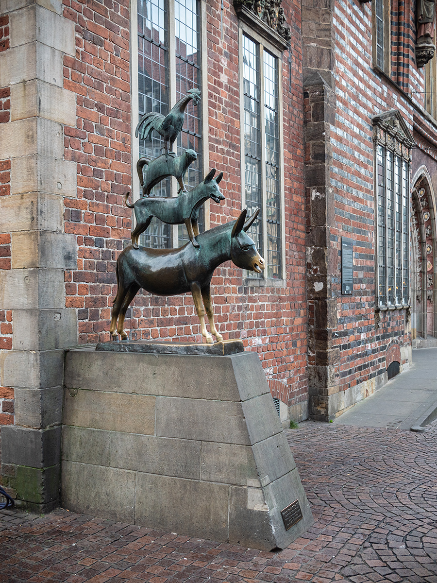 Bremer Stadtmusikanten Statue