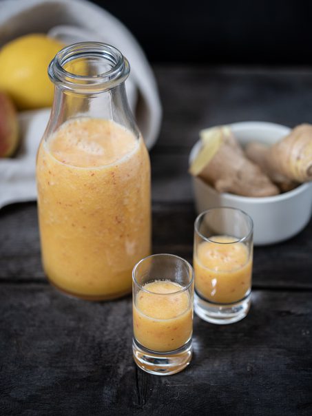 Ingwer Shots selber machen Immunbooster für den Winter