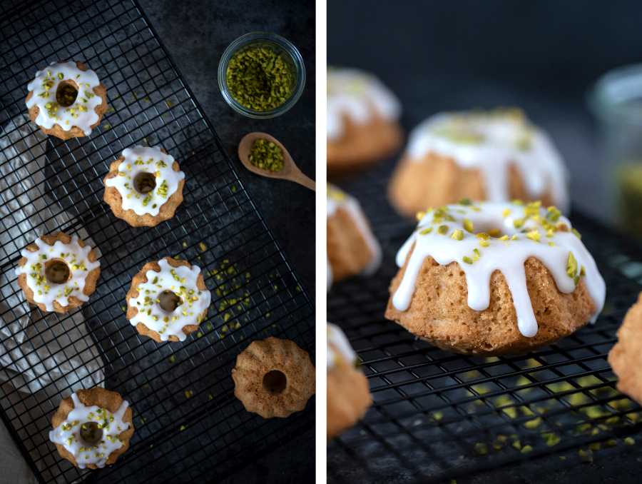 Eierlikörkuchen Mini Gugelhupf Rezept für Rührkuchen zu Ostern 