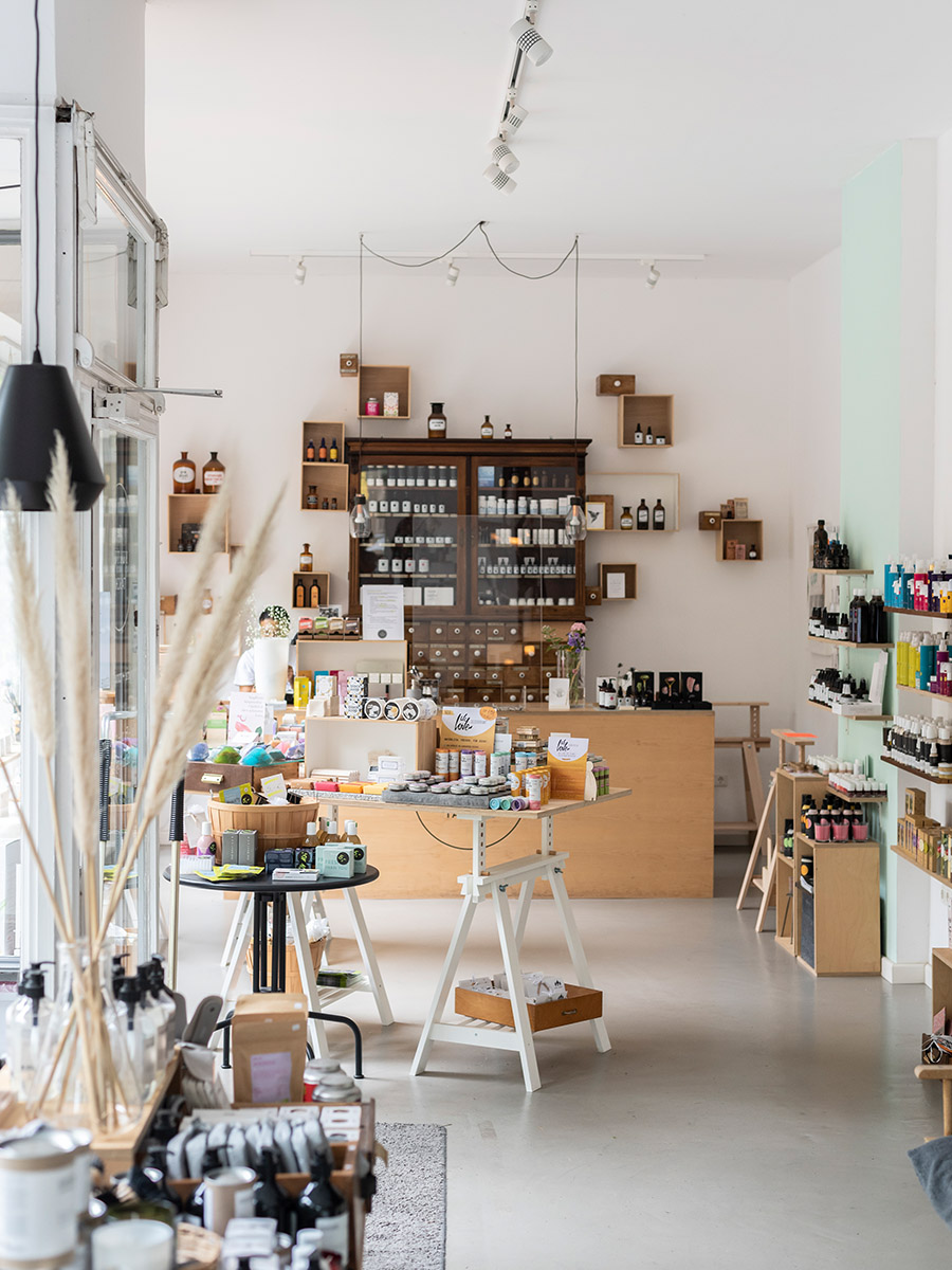 Kulturtasche Bochum: Drogerie und Concept Store von Susnne Töller mit kleinen und interessanten Labels, Seifen, Kosmetik, Bartpflege, Tee