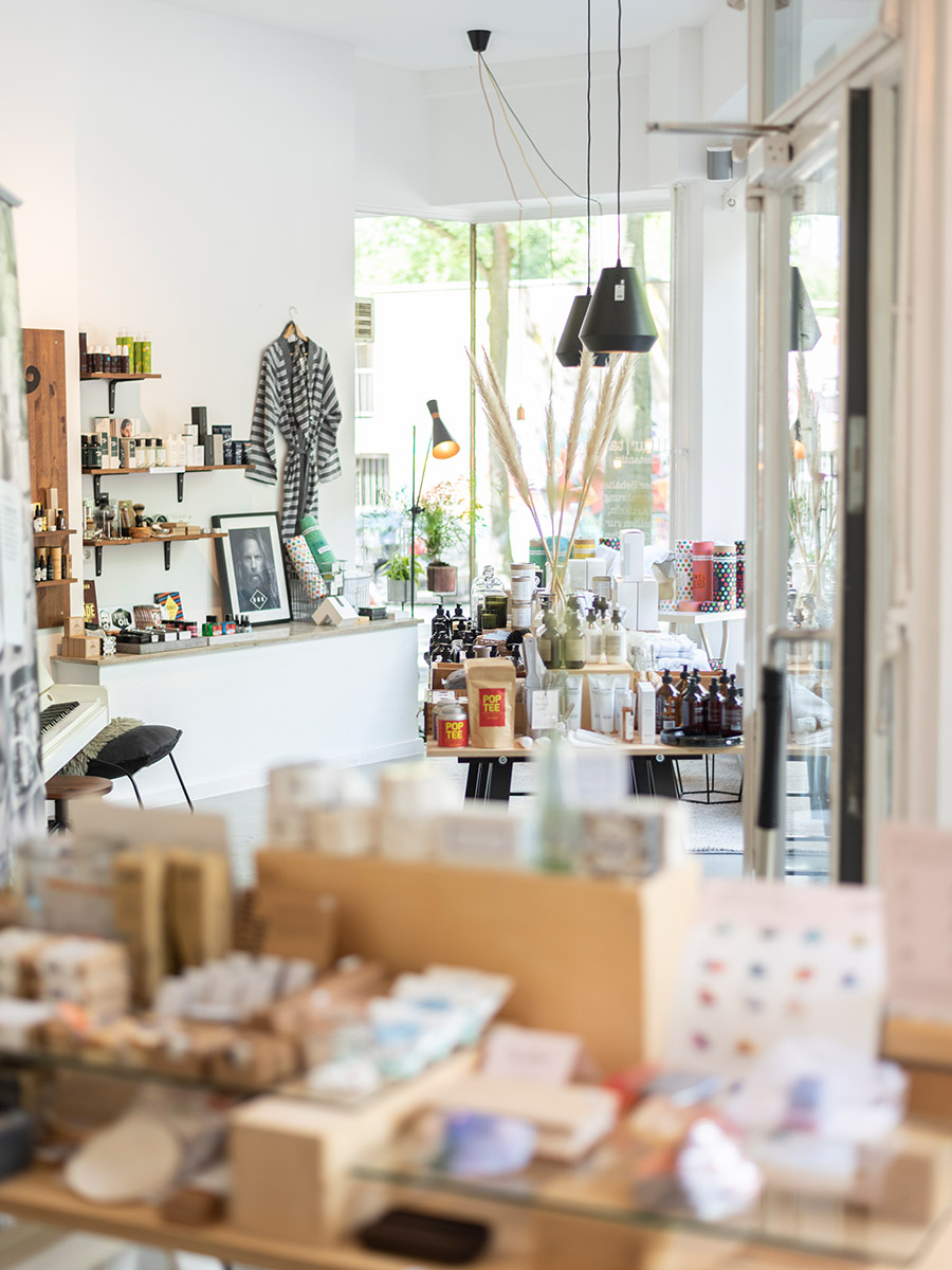 Kulturtasche Bochum: Drogerie und Concept Store von Susnne Töller mit kleinen und interessanten Labels, Seifen, Kosmetik, Bartpflege, Tee