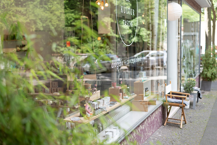 Kulturtasche Bochum: Drogerie und Concept Store von Susnne Töller mit kleinen und interessanten Labels, Seifen, Kosmetik, Bartpflege, Tee