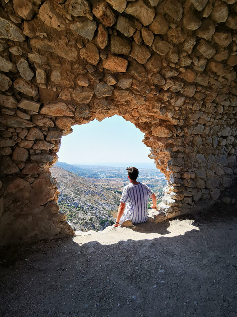 Burgfestung Palio Pyli auf Kos in Griechenland: Perfekter Blick über die Insel
