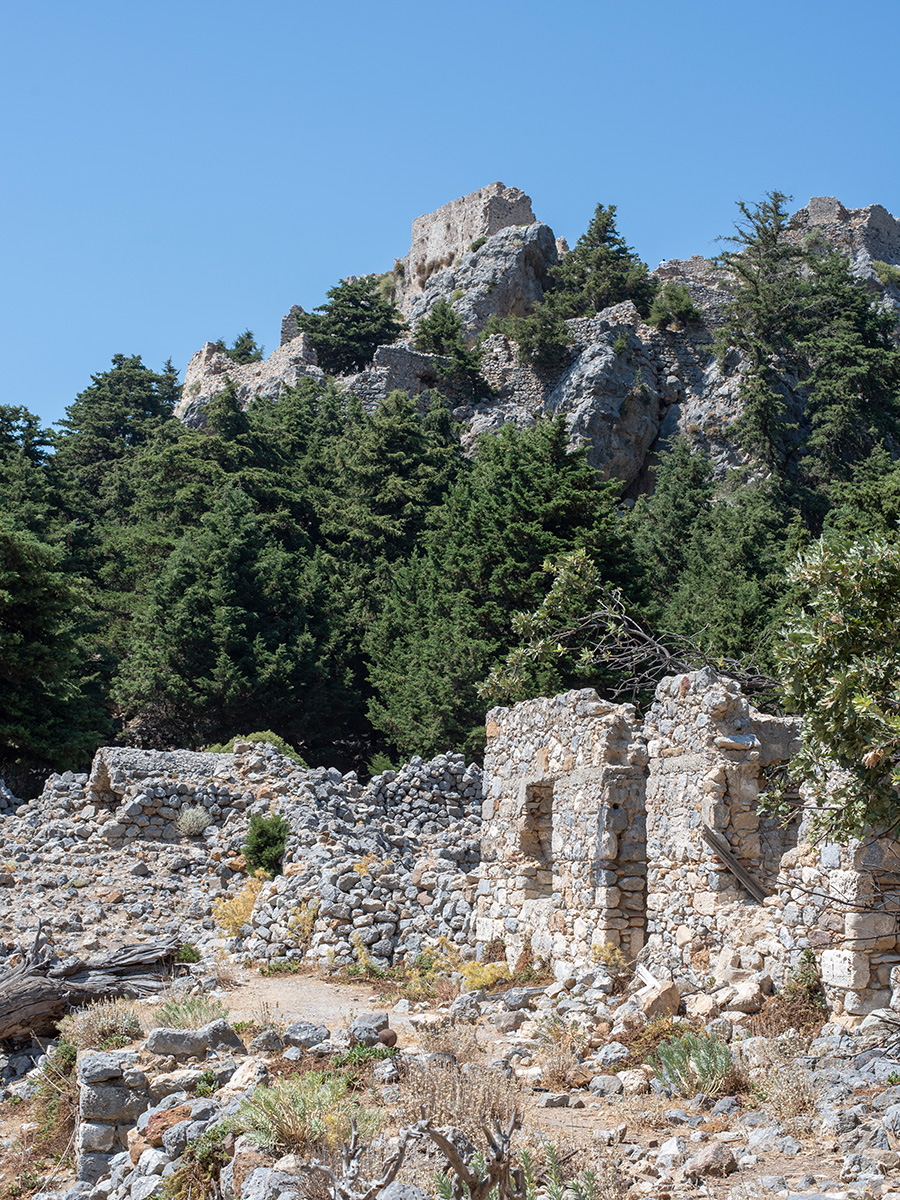 Burgfestung Palio Pyli auf Kos in Griechenland: Perfekter Blick über die Insel