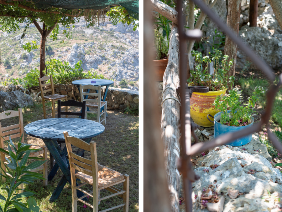 Taverne Oria in Palio Pyli auf Kos in Griechenland: Perfekter Blick über die Insel