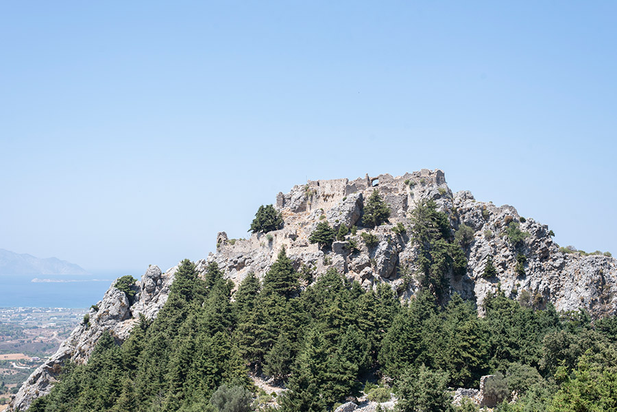 Burgfestung Palio Pyli auf Kos in Griechenland: Perfekter Blick über die Insel