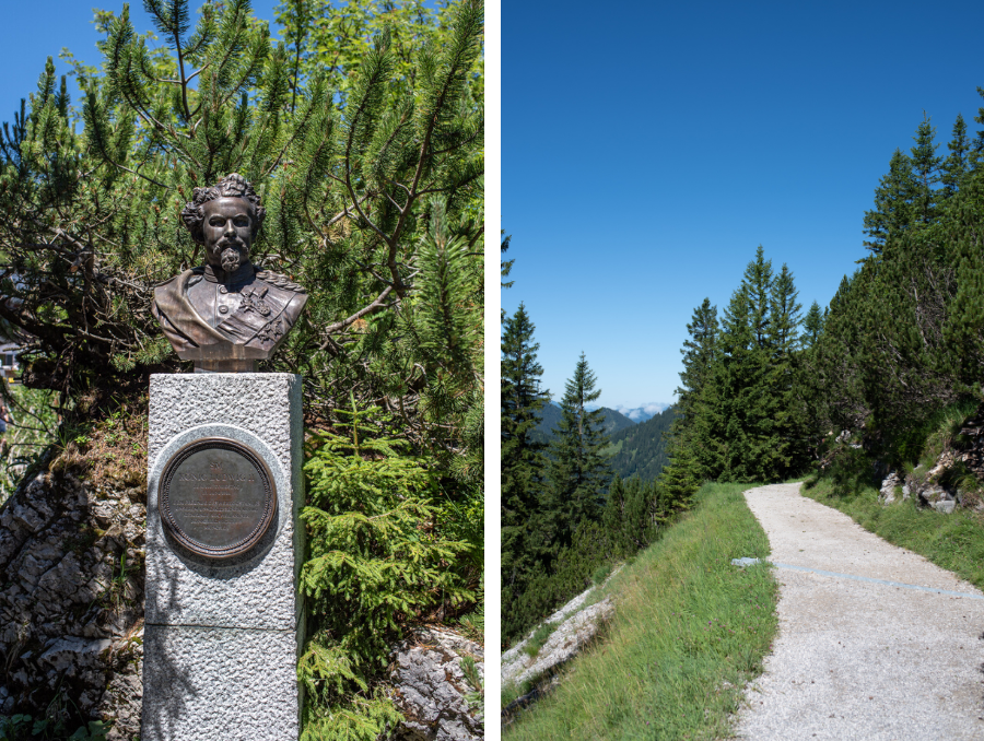 Herzogenstand Statue