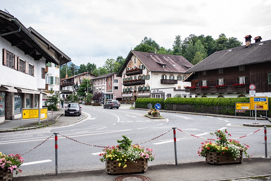 Kochel am See in den Voralpen