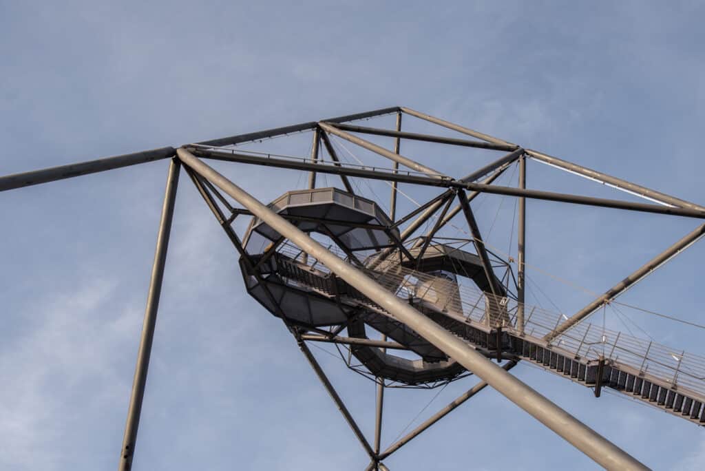 Tetraeder Bottrop auf der Halde Beckstraße