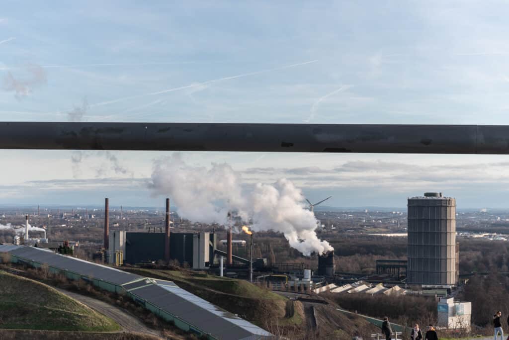 Tetraeder Bottrop auf der Halde Beckstraße