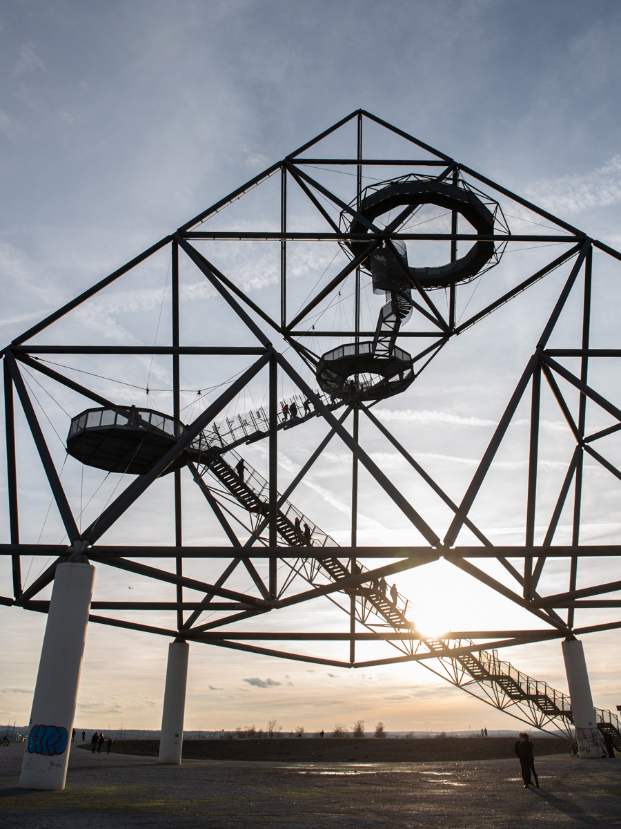 Tetraeder Bottrop auf der Halde Beckstraße