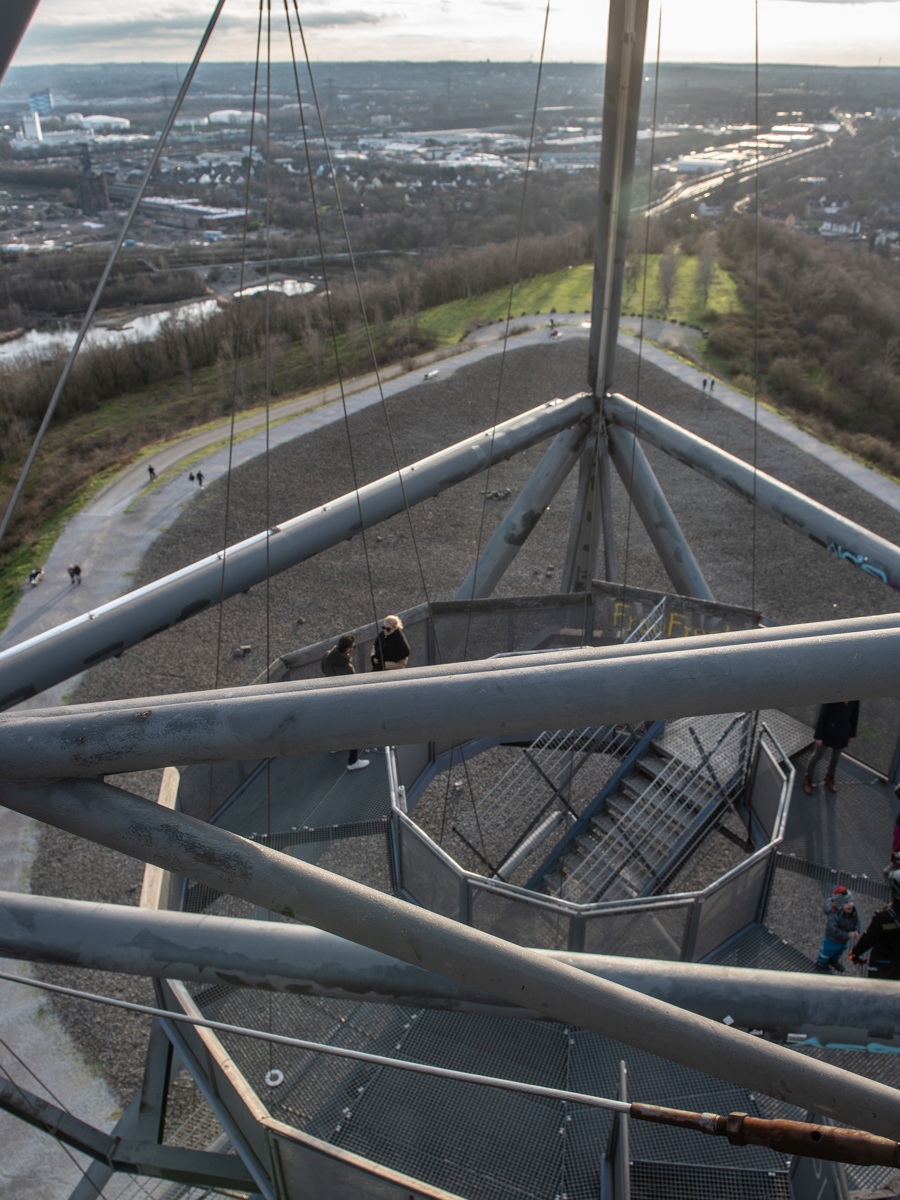 Tetraeder Bottrop auf der Halde Beckstraße