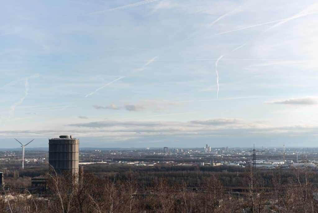 Tetraeder Bottrop auf der Halde Beckstraße