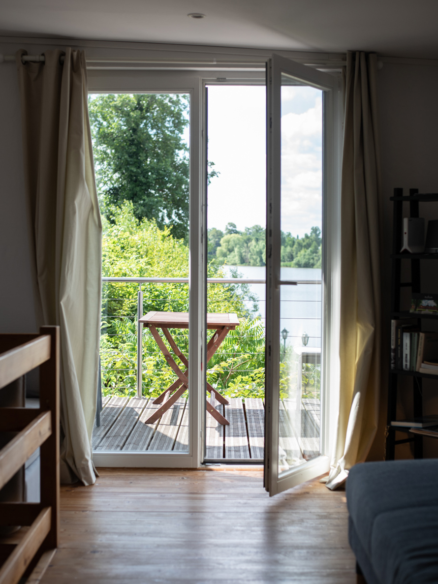 Blick auf den Kellersee aus einer Ferienwohnung