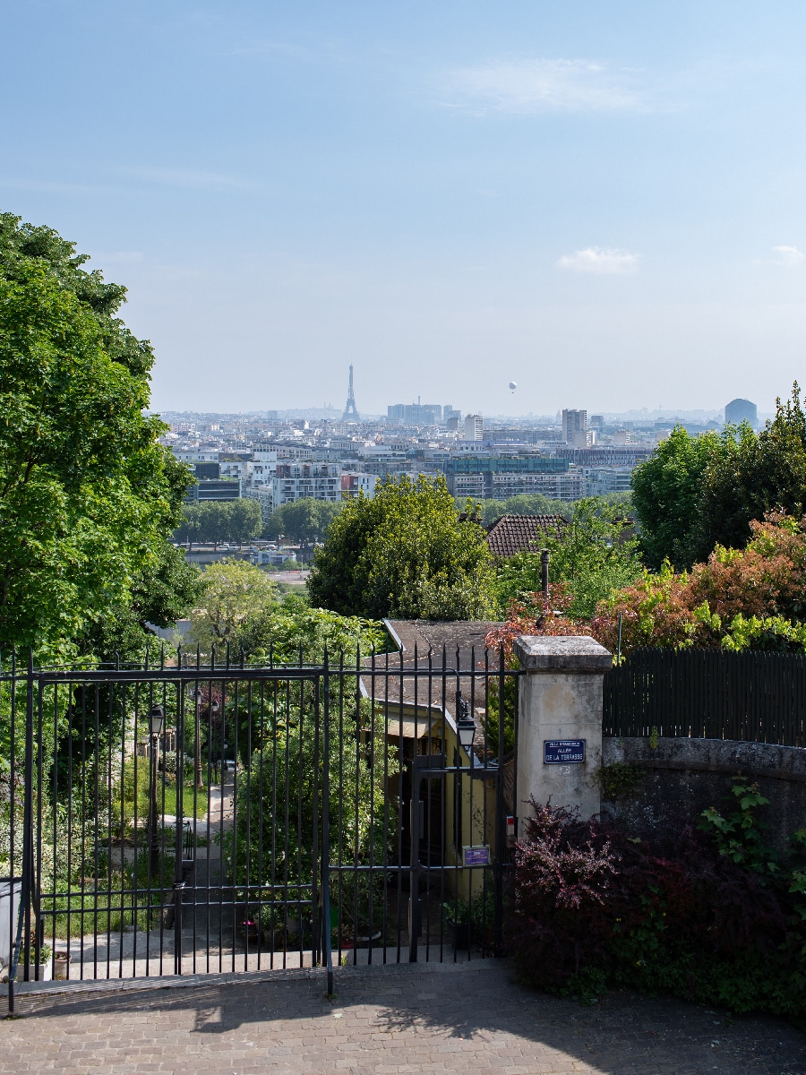 Panoramablick vom Belvédère de Meudon auf Paris mit Eiffelturm – Geheimtipp für spektakuläre Stadtaufnahmen und Weitwinkel-Fotografie