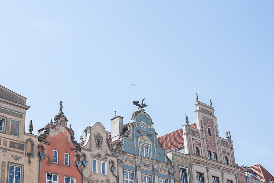 Altstadthäuser von Danzig in Polen