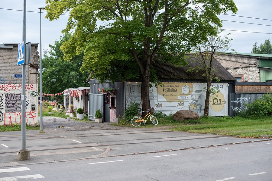 Außenansicht des Restaurants The Kurze in Tallinn an der Kopli-Straße